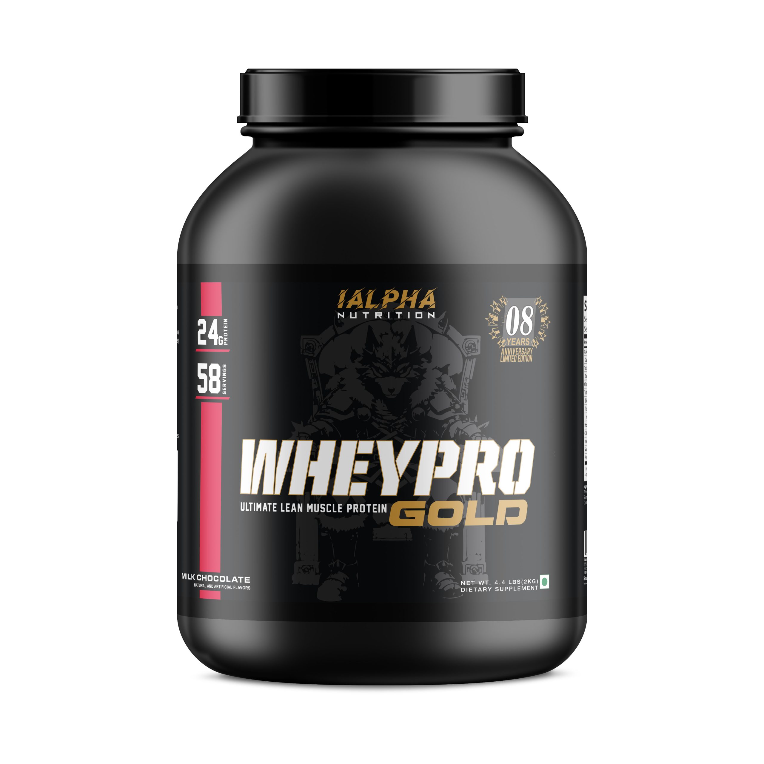 IALPHA NUTRITION WHEYPRO GOLD - 2KG - MILK CHOCOLATE